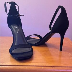 Wild Pair Black Strappy Heels